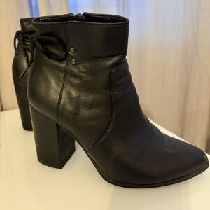 Nine West Black Ankle Booties